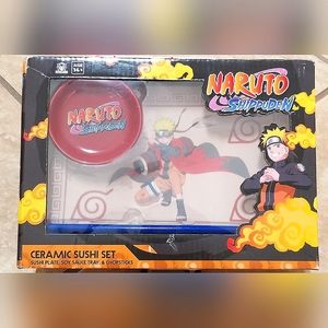 Culturefly Naruto Shippuden 3pc Ceramic Sushi Set